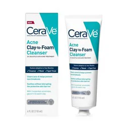 CeraVe Acne Clay-to-Foam Cleanser 1 Each