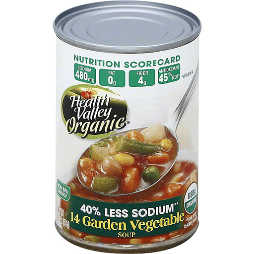slide 3 of 3, Health Valley 14 Garden Vegetable Soup, 15 oz