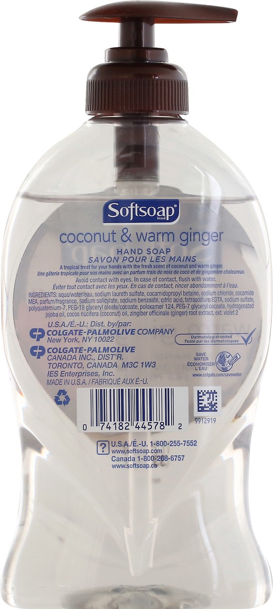 slide 6 of 12, Softsoap Coconut & Warm Ginger Hand Soap 11.25 oz, 11.25 fl oz