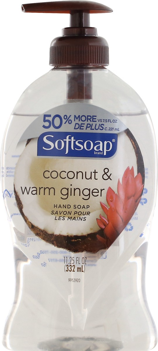 slide 5 of 12, Softsoap Coconut & Warm Ginger Hand Soap 11.25 oz, 11.25 fl oz