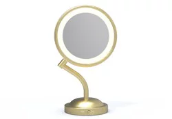 Contair Led Brushed Brass Led Mirror