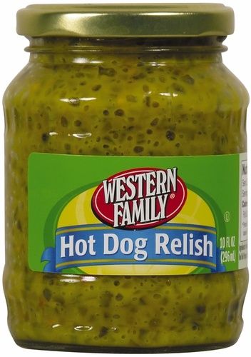 slide 1 of 1, Western Family Hot Dog Relish, 10 oz