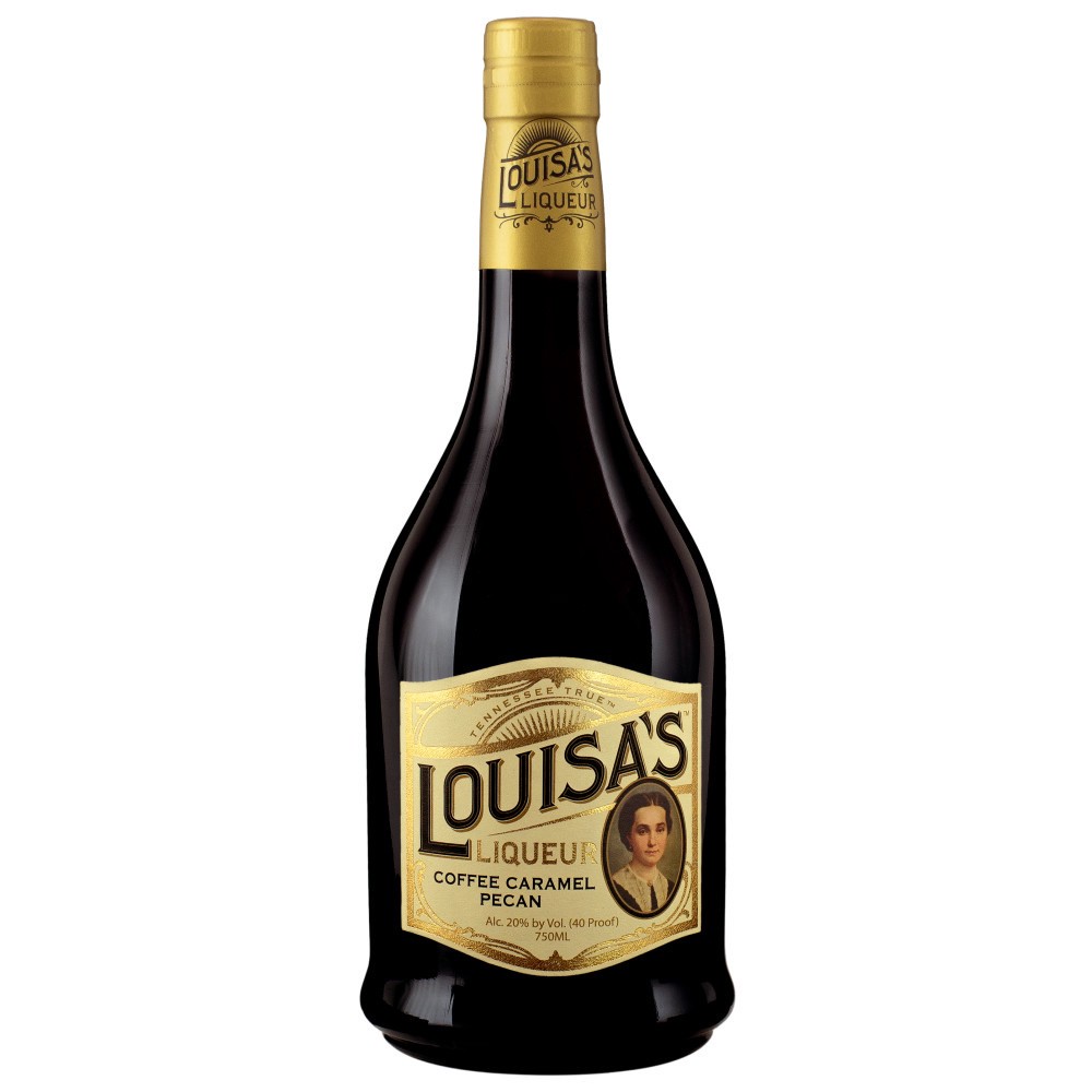 slide 1 of 2, Louisa's Liqueur Coffee Caramel Pecan Liqueur, 750 mL Bottle, 40 Proof, 25.36 fl oz