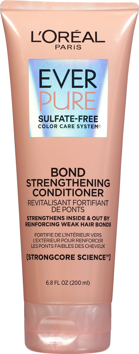 slide 9 of 9, L'Oréal Paris EverPure Sulfate Free Color Care Bond Repair Strengthening Conditioner, 6.8 fl oz
