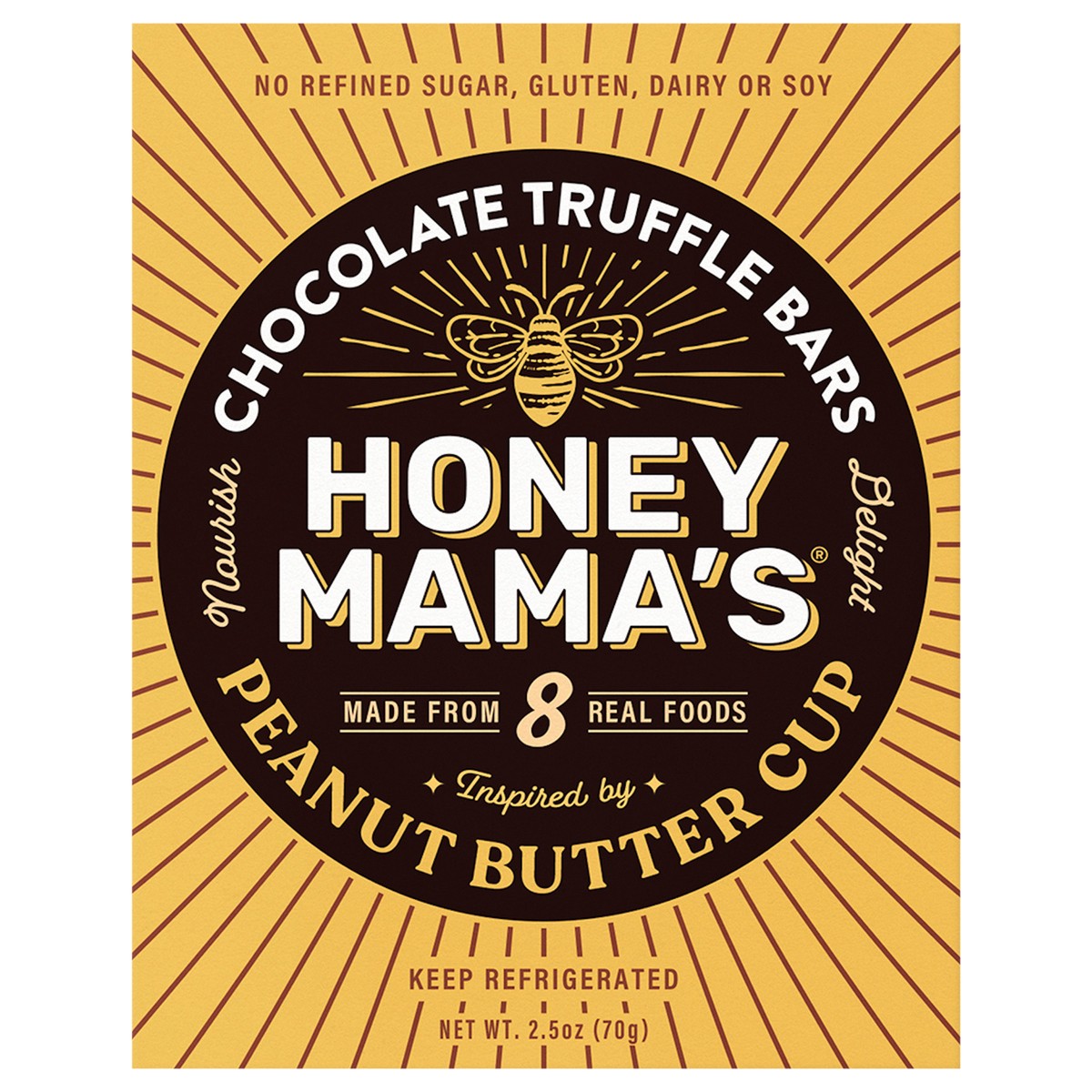slide 1 of 8, Honey Mamas Bar Truffl Peanut Butter - 2.5 oz, 2.5 oz