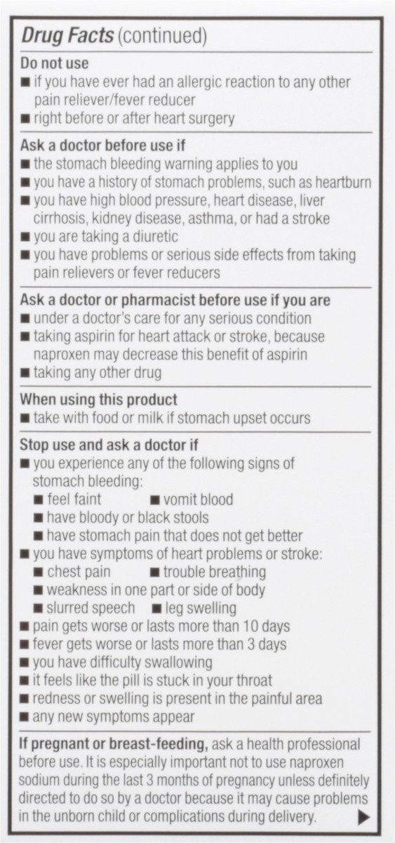 slide 5 of 9, TopCare Health Caplets 220 mg All Day Pain Relief 200 ea, 200 ct