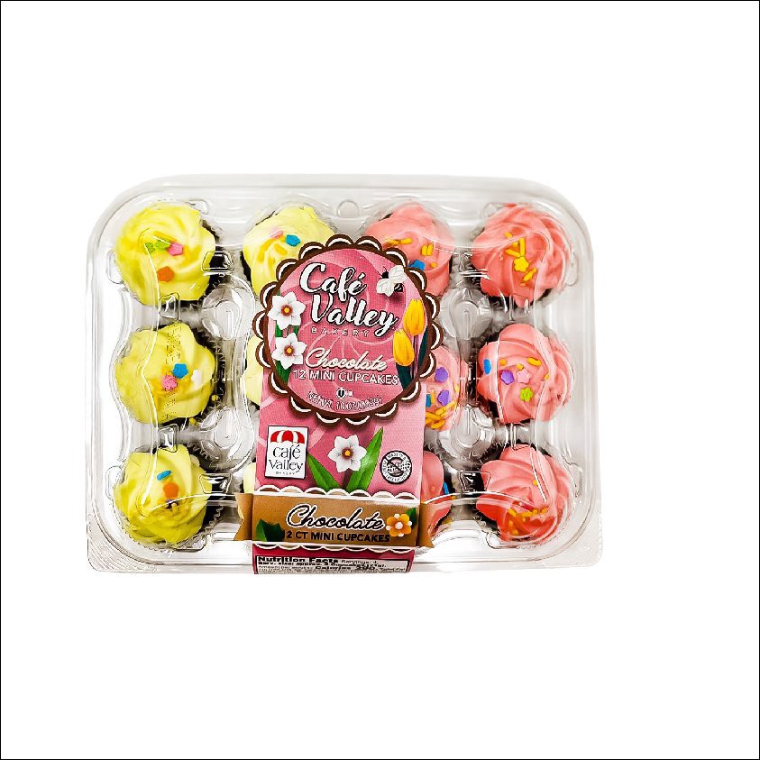 slide 1 of 1, Cupcakes Mini Spring Vanilla, 10 oz