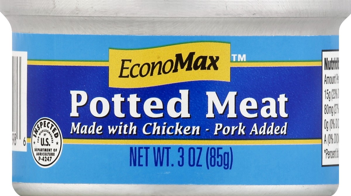 slide 2 of 4, EconoMax Meat, Potted, 3 oz