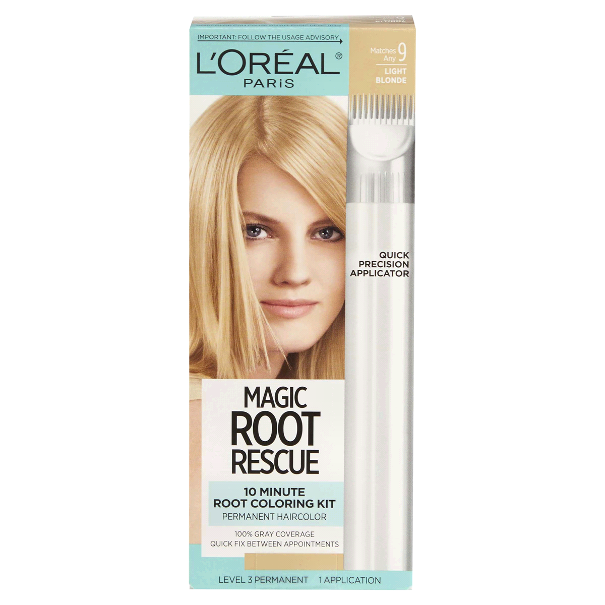 slide 1 of 13, L'Oréal Root Rescue Root Coloring Kit Light Blonde 9 - Each, 1 ct