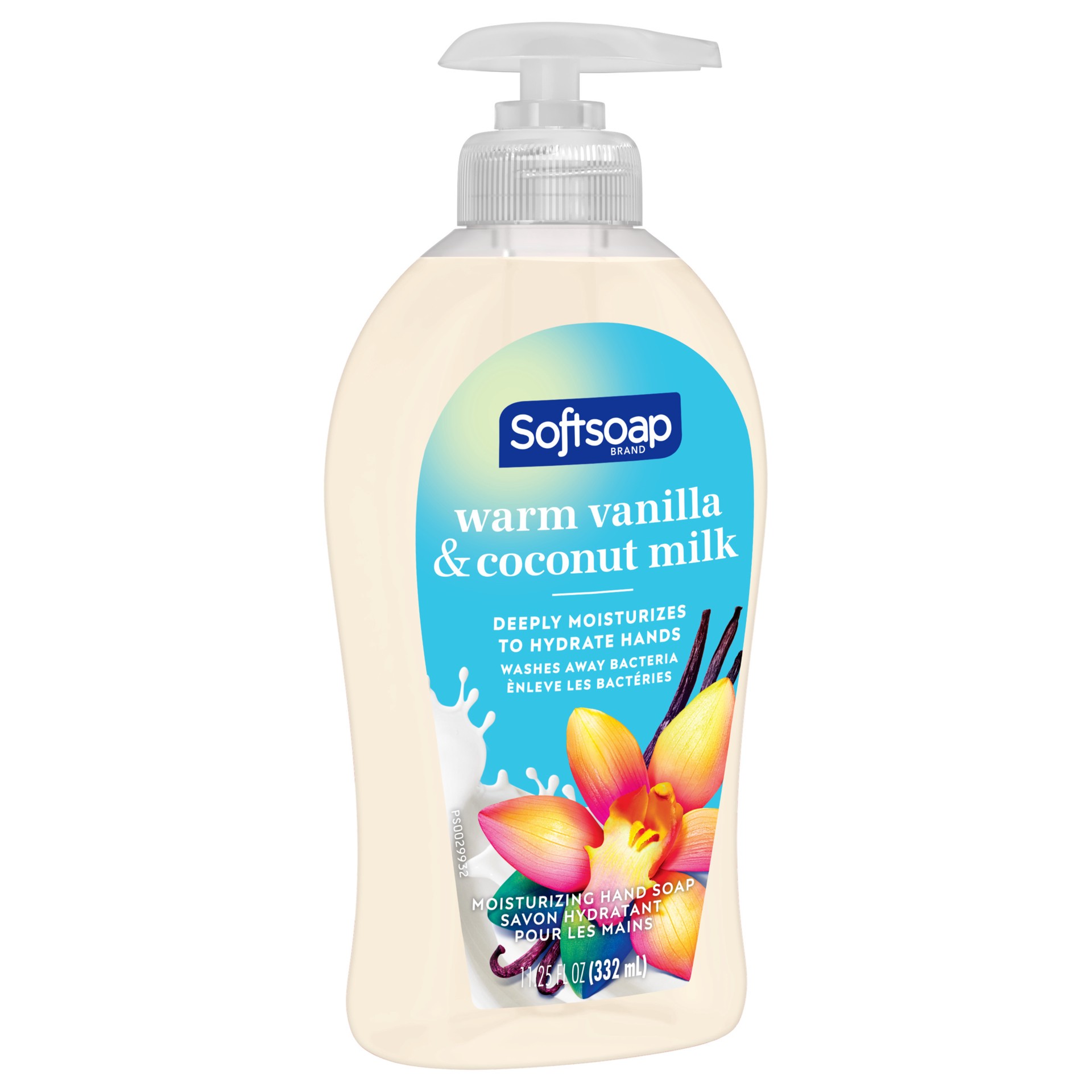 slide 2 of 10, Softsoap Warm Vanilla & Coconut Milk Scent Liquid Hand Soap, Moisturizing Liquid Hand Soap, 11.25 Oz., 11.25 oz