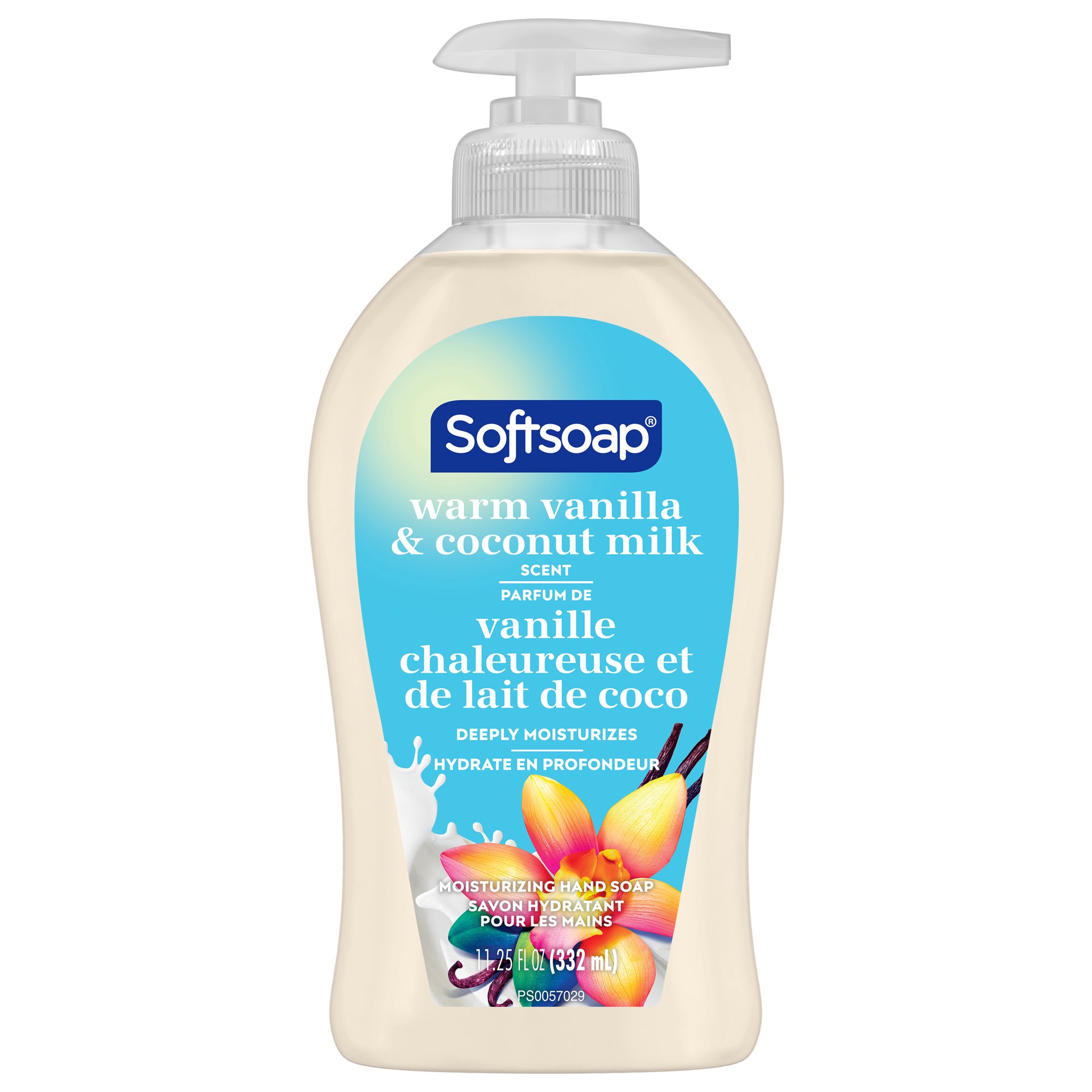 slide 1 of 10, Softsoap Warm Vanilla & Coconut Milk Scent Liquid Hand Soap, Moisturizing Liquid Hand Soap, 11.25 Oz., 11.25 oz