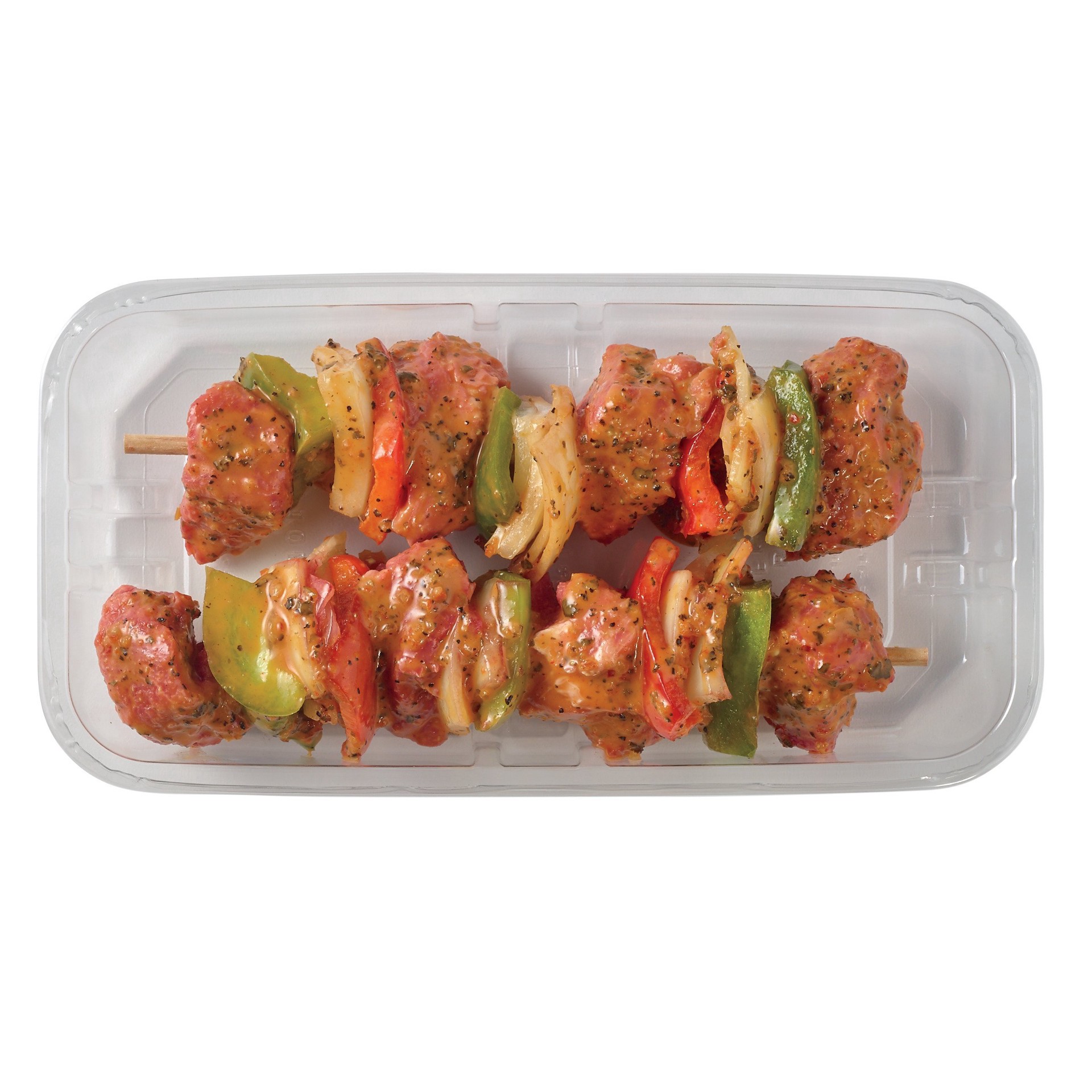 slide 1 of 1, H-E-B Meat Market Marinated Beef Sirloin Kabobs - Southwest Style, per lb