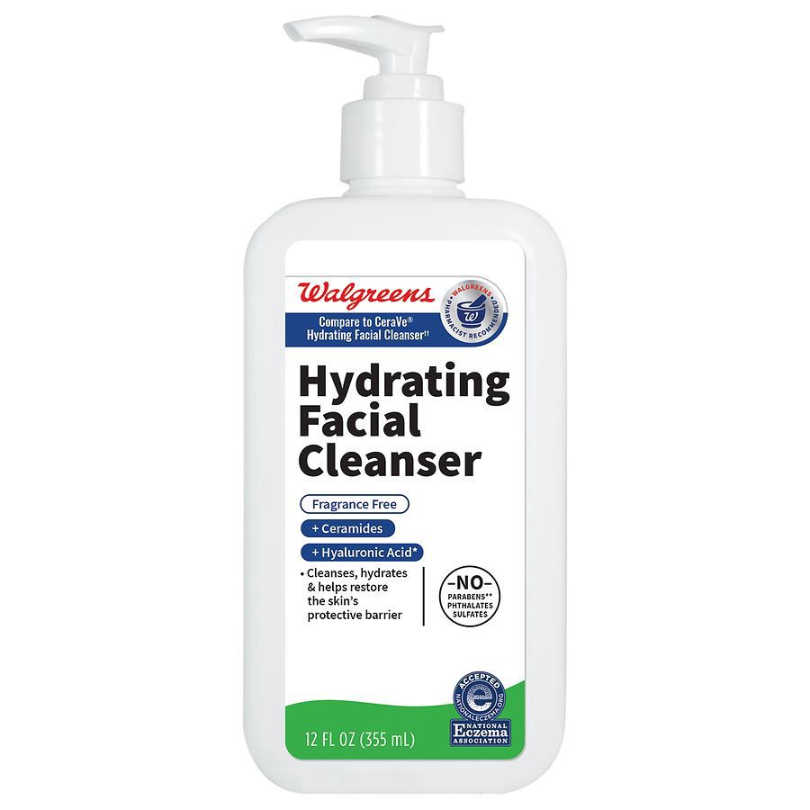 slide 1 of 5, Walgreens Hydrating Facial Cleanser, 12 oz