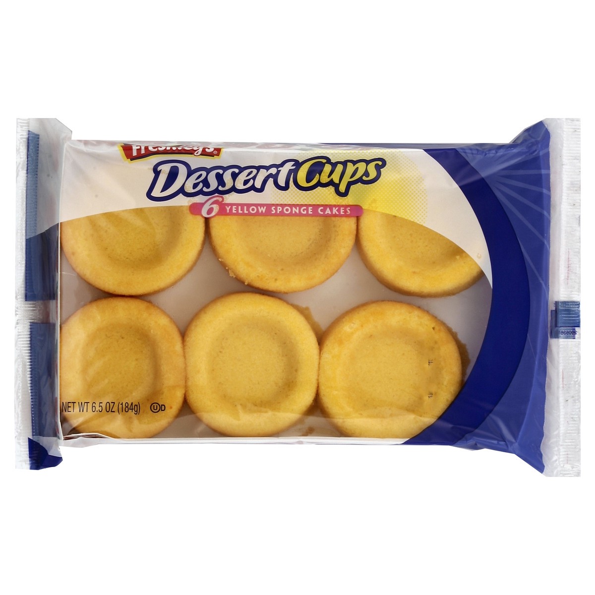 slide 3 of 5, Mrs. Freshley's Yellow Sponge Cakes Dessert Cups 6.5 oz, 6.5 oz