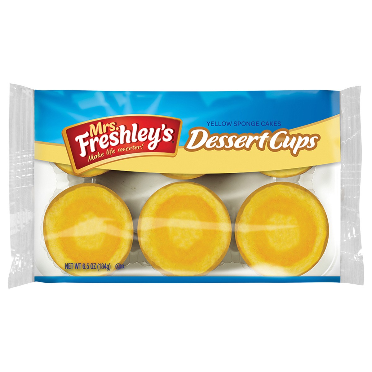 slide 1 of 5, Mrs. Freshley's 6 Dessert Cups 6.5 oz, 6.5 oz