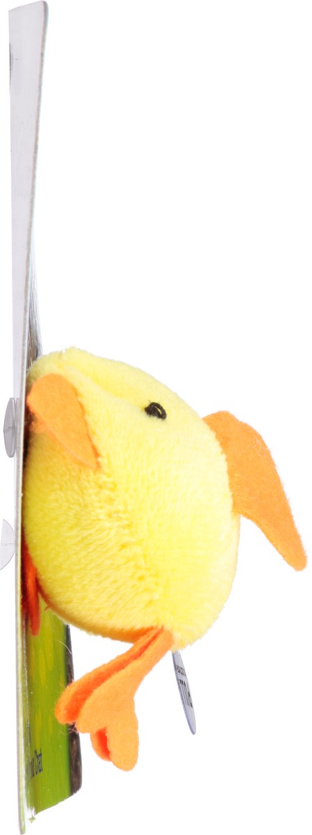 slide 3 of 9, Ruffin' It Prowlin Pals Catnip Cat Toy Yellow Orange, 1 ct