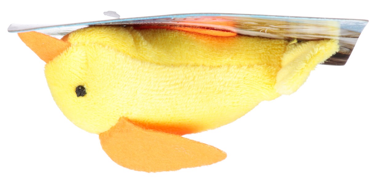 slide 6 of 9, Ruffin' It Prowlin Pals Catnip Cat Toy Yellow Orange, 1 ct