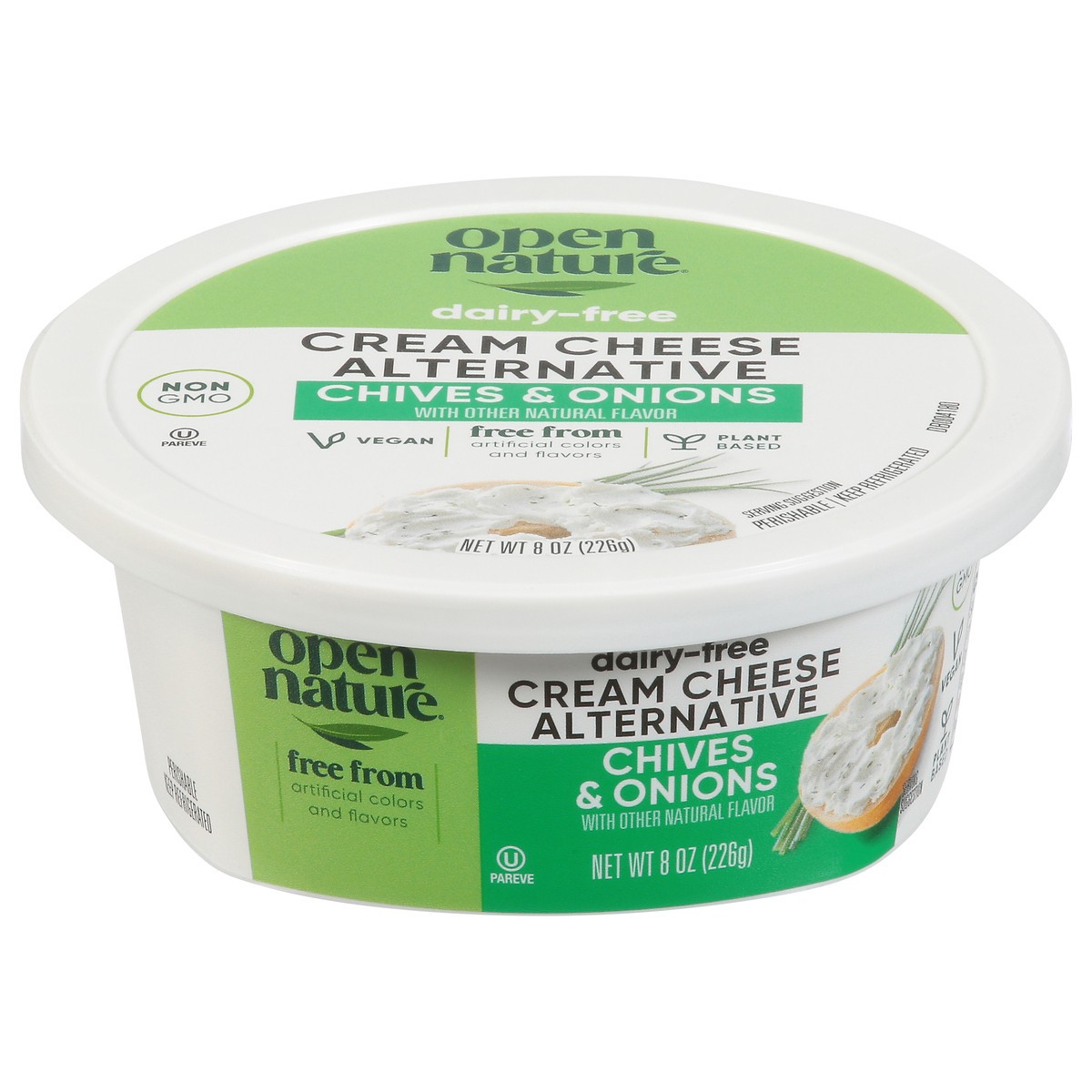 slide 13 of 15, Open Nature Plant Based Cream Cheese Chive 8 Ounce - 8 Oz, 8 oz