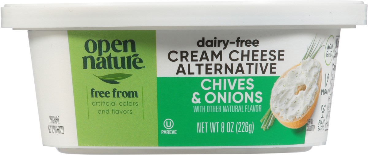 slide 11 of 15, Open Nature Plant Based Cream Cheese Chive 8 Ounce - 8 Oz, 8 oz