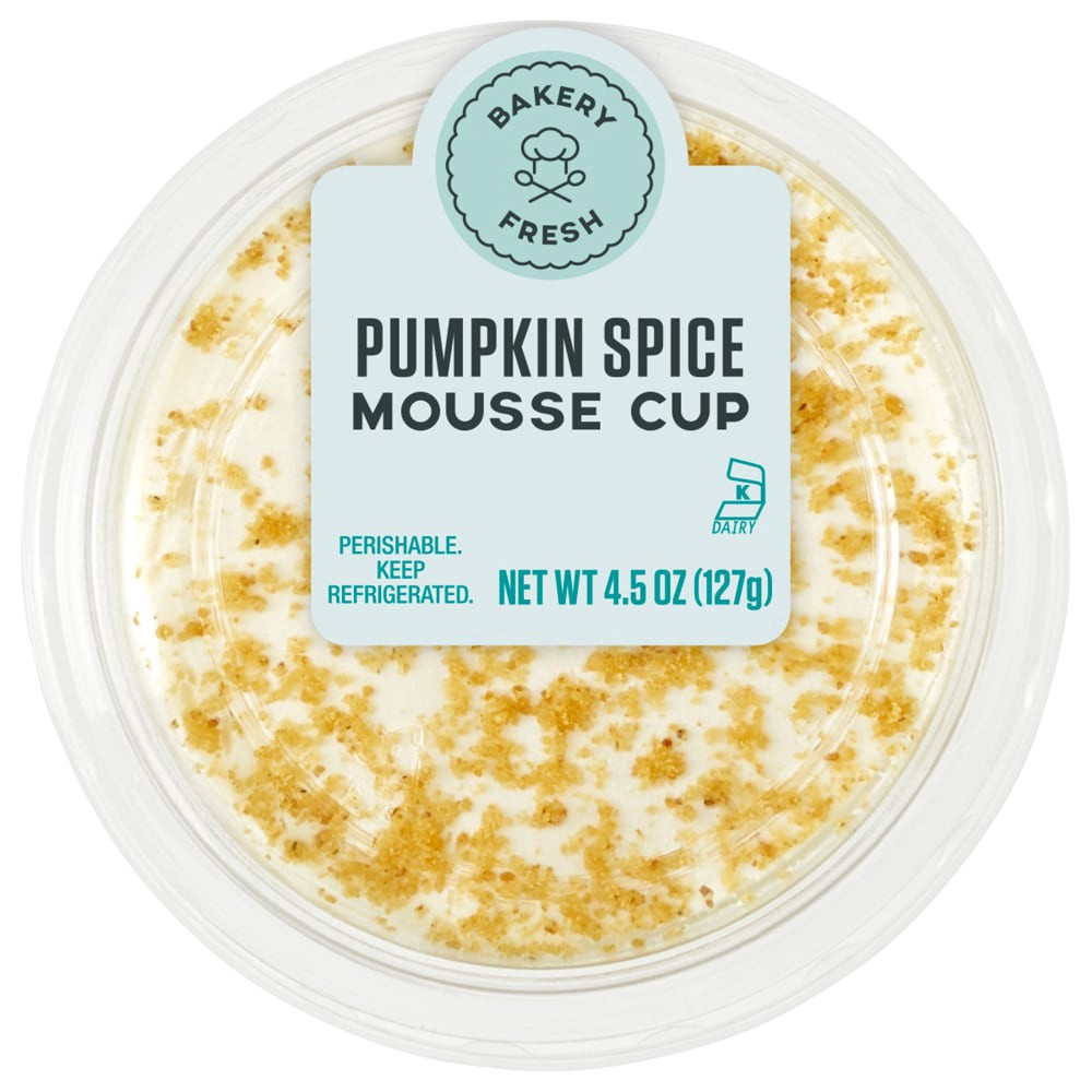 slide 1 of 3, Bakery Fresh Pumpkin Spice Mousse Cup, 4.5 oz