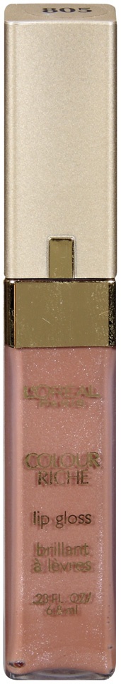 slide 1 of 1, L'Oréal Color Riche Lip Gloss Soft Nude, 1 ct