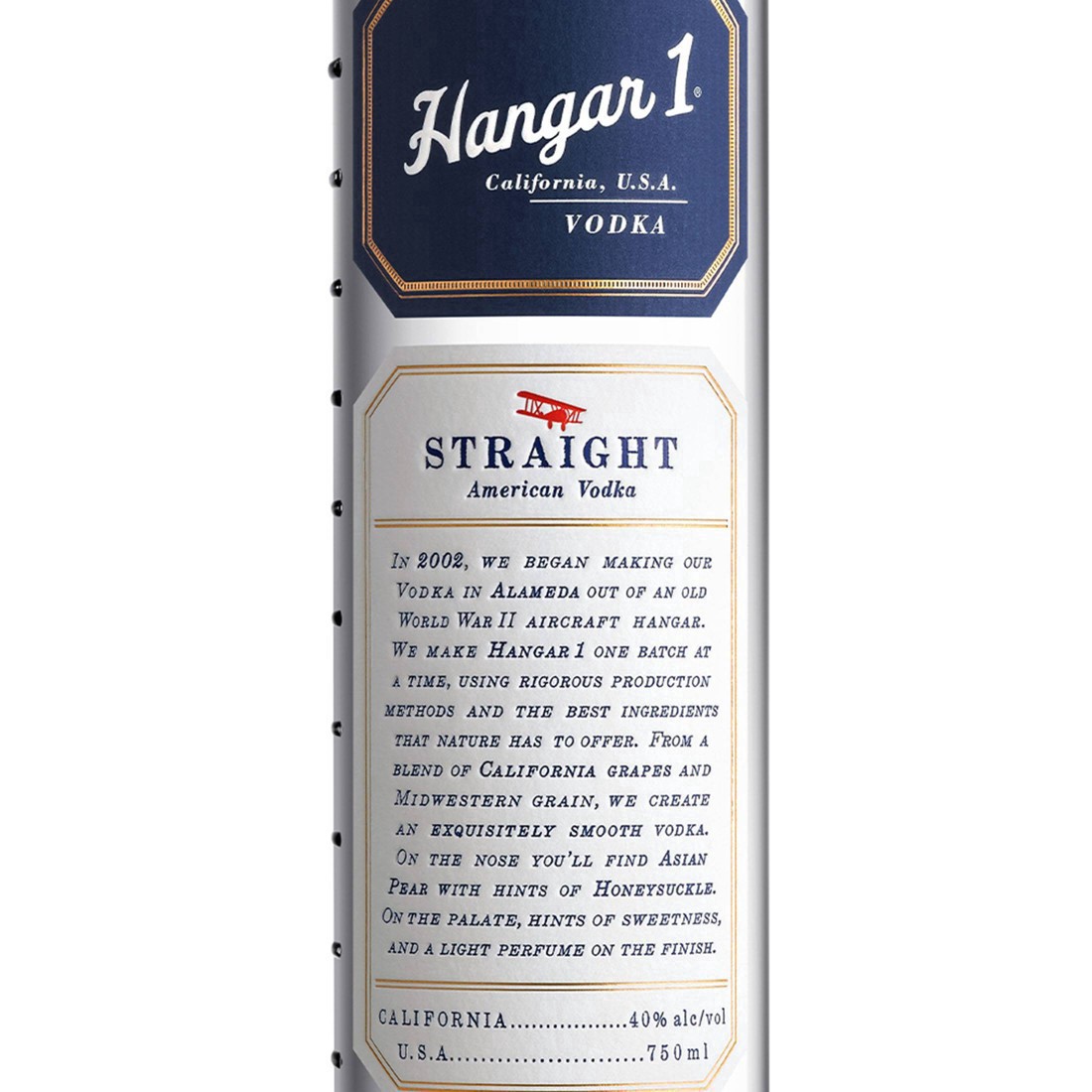 slide 2 of 3, Hangar 1 Straight Vodka - 750ml Bottle, 750 ml