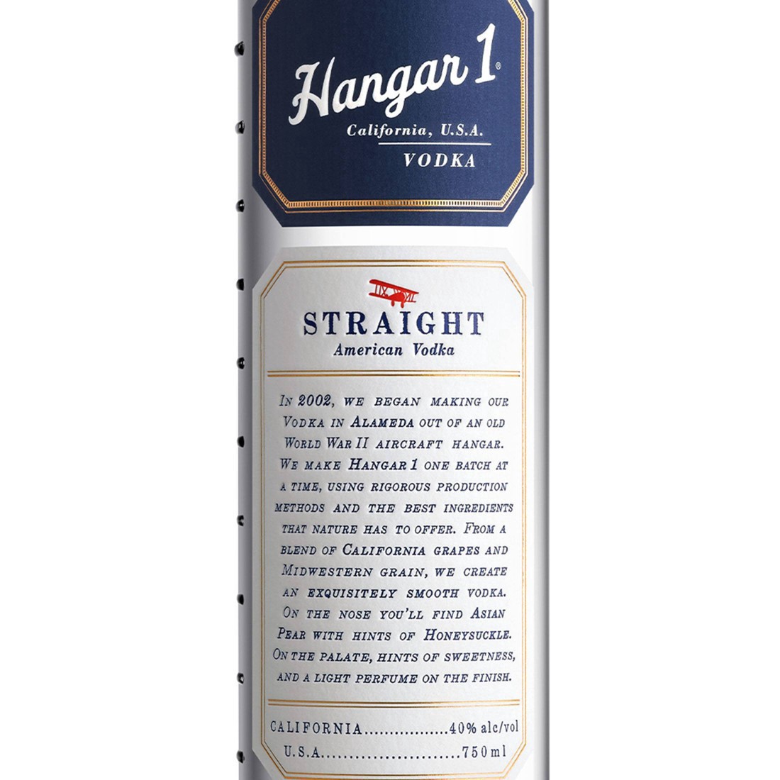 slide 3 of 3, Hangar 1 Straight Vodka - 750ml Bottle, 750 ml