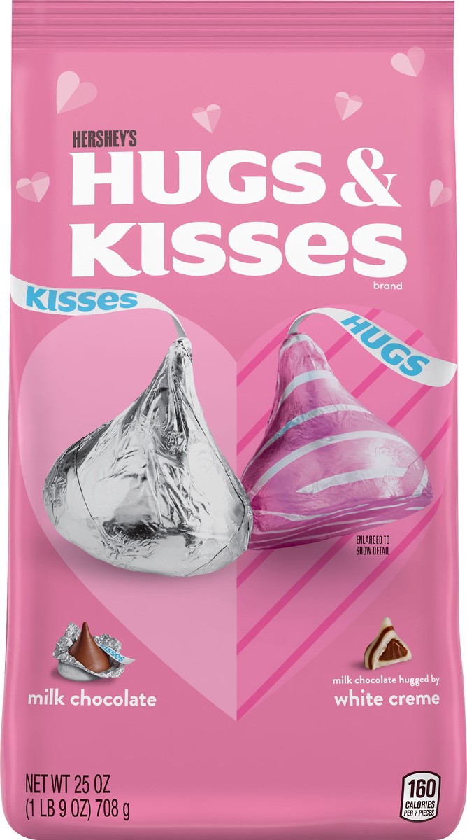 slide 3 of 8, Hugs & Kisses Hugs & Kisses Chocolate Candy 25 oz, 25 oz