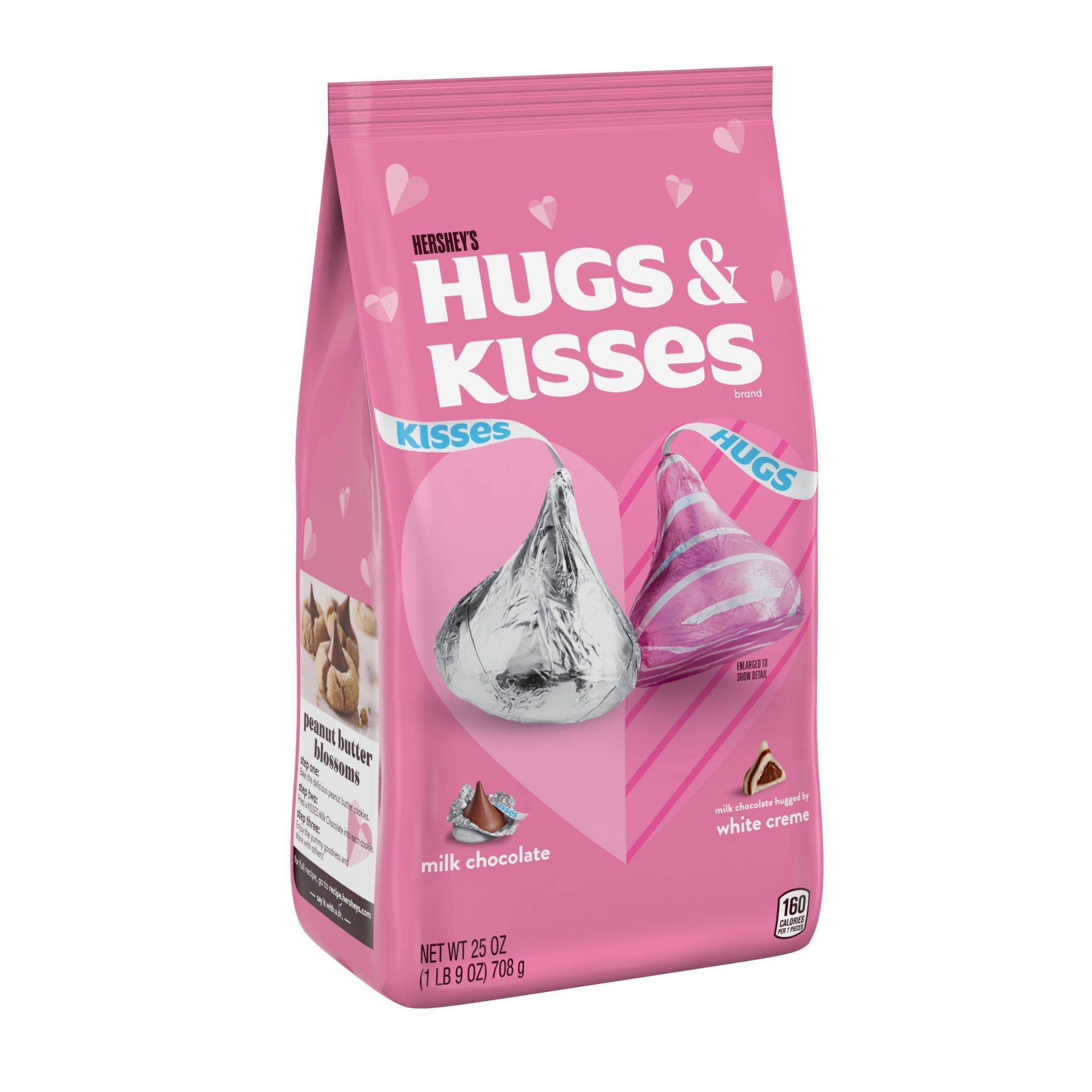 slide 1 of 3, Hershey's Cupid's Mix Valentines Day Stand Up Bag, 25 oz