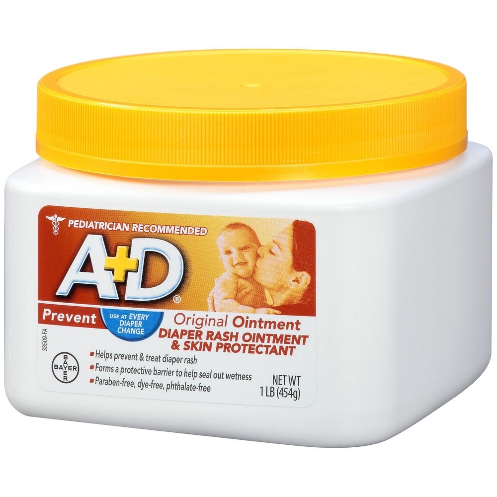 slide 2 of 4, A+D Original Diaper Rash Ointment, 16 oz