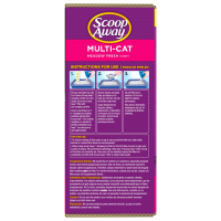 slide 15 of 22, Scoop Away Multi-Cat Clumping Meadow Fresh Scent Cat Litter, 25 lb