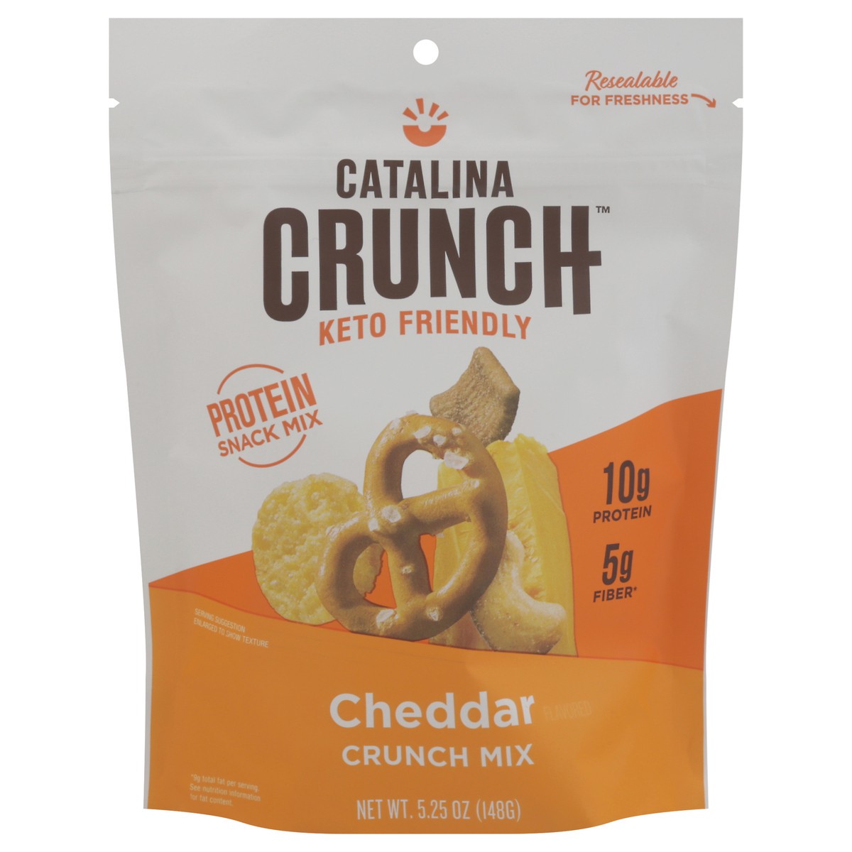 slide 1 of 1, Catalina Crunch Mix Keto Friendly Cheddar Snack Mix 5.25 oz, 5.25 oz