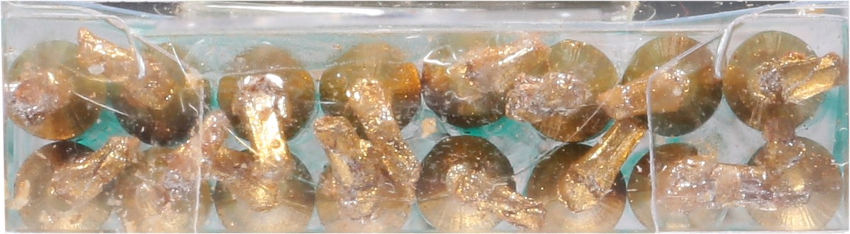 slide 10 of 11, Caspari Slims Robins Egg/Gold Birthday Candles 16 ea, 16 ct