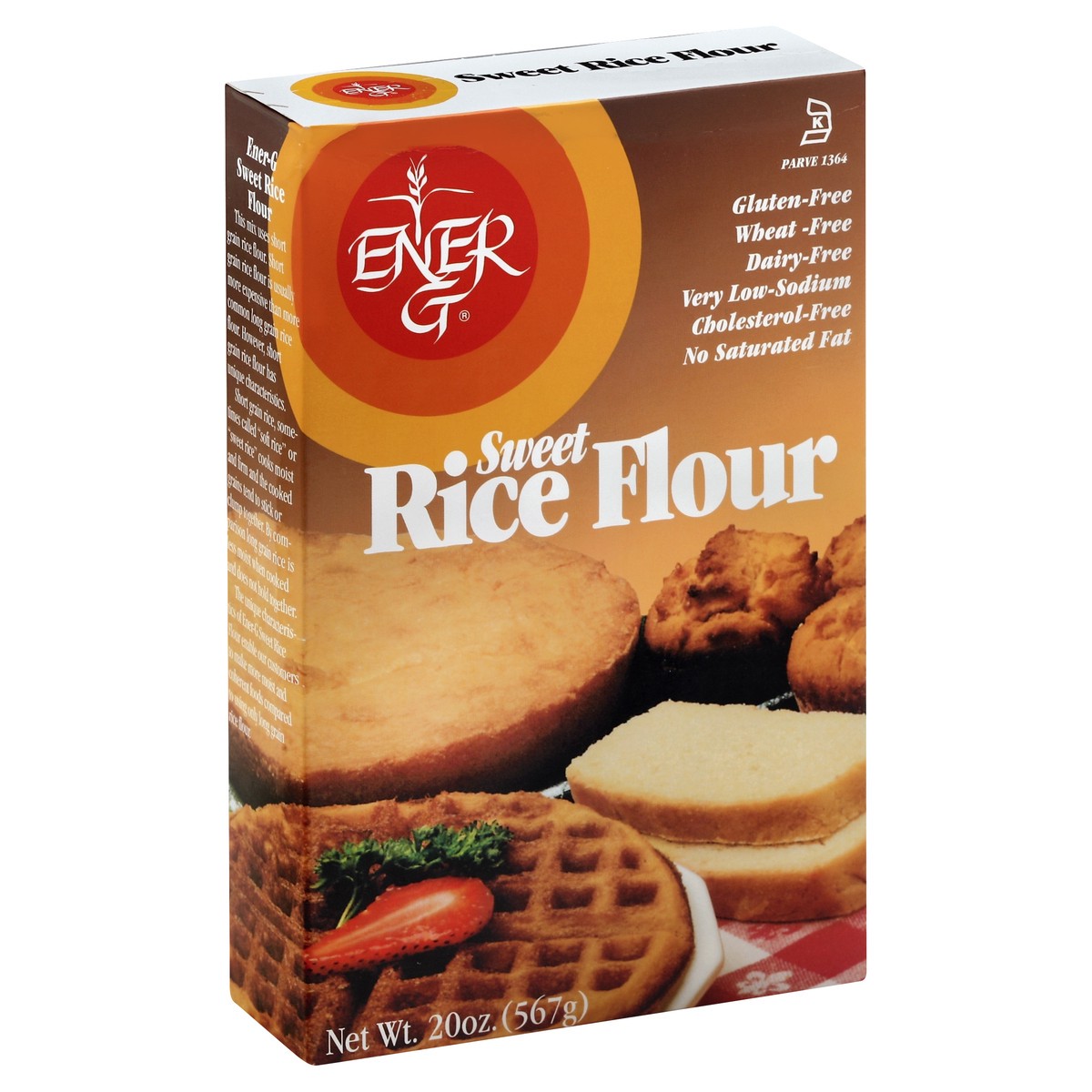 slide 4 of 4, Ener-G Rice Flour 20 oz, 20 oz