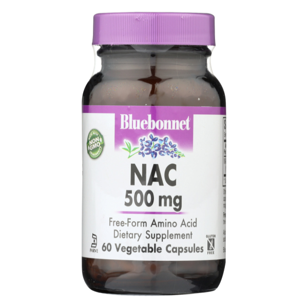 slide 1 of 1, Bluebonnet Nutrition NAC, 60 ct; 500 mg