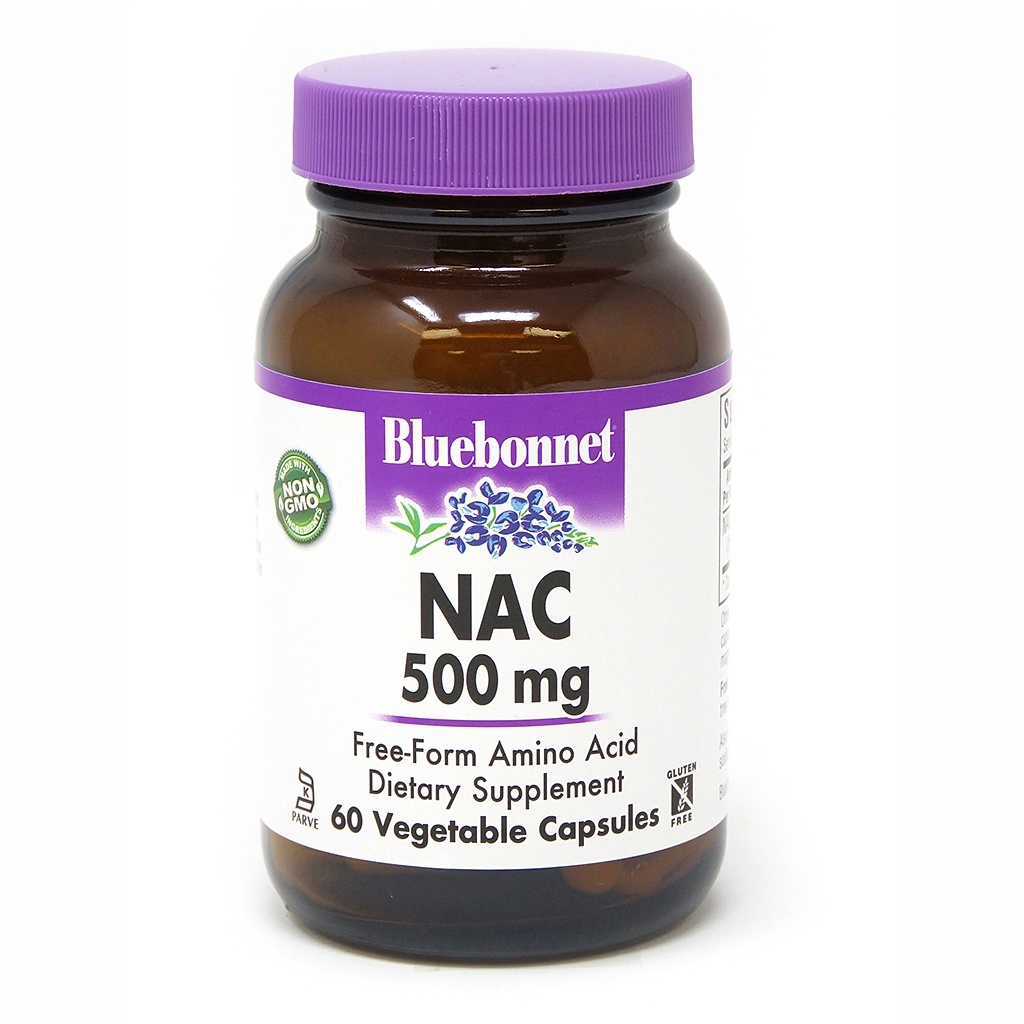 slide 1 of 1, Bluebonnet Nutrition NAC, 60 ct; 500 mg