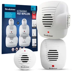 Brookstone Whole Home Ultrasonic Pest Repeller System, 6 pk