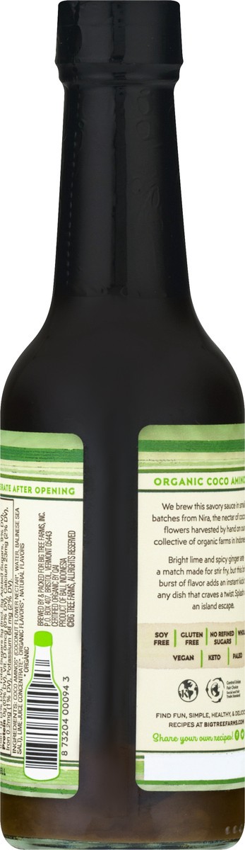 slide 4 of 13, Big Tree Farms Organic Gingery Lime Coco Aminos 10 oz, 10 oz