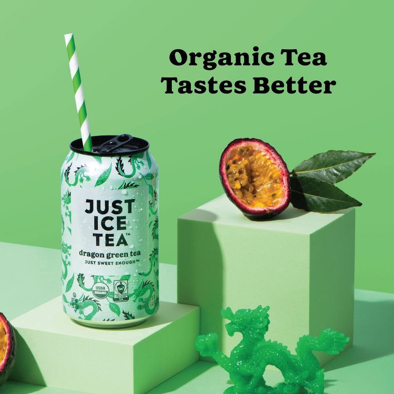 slide 5 of 7, JUST ICE TEA Dragon Green Tea,