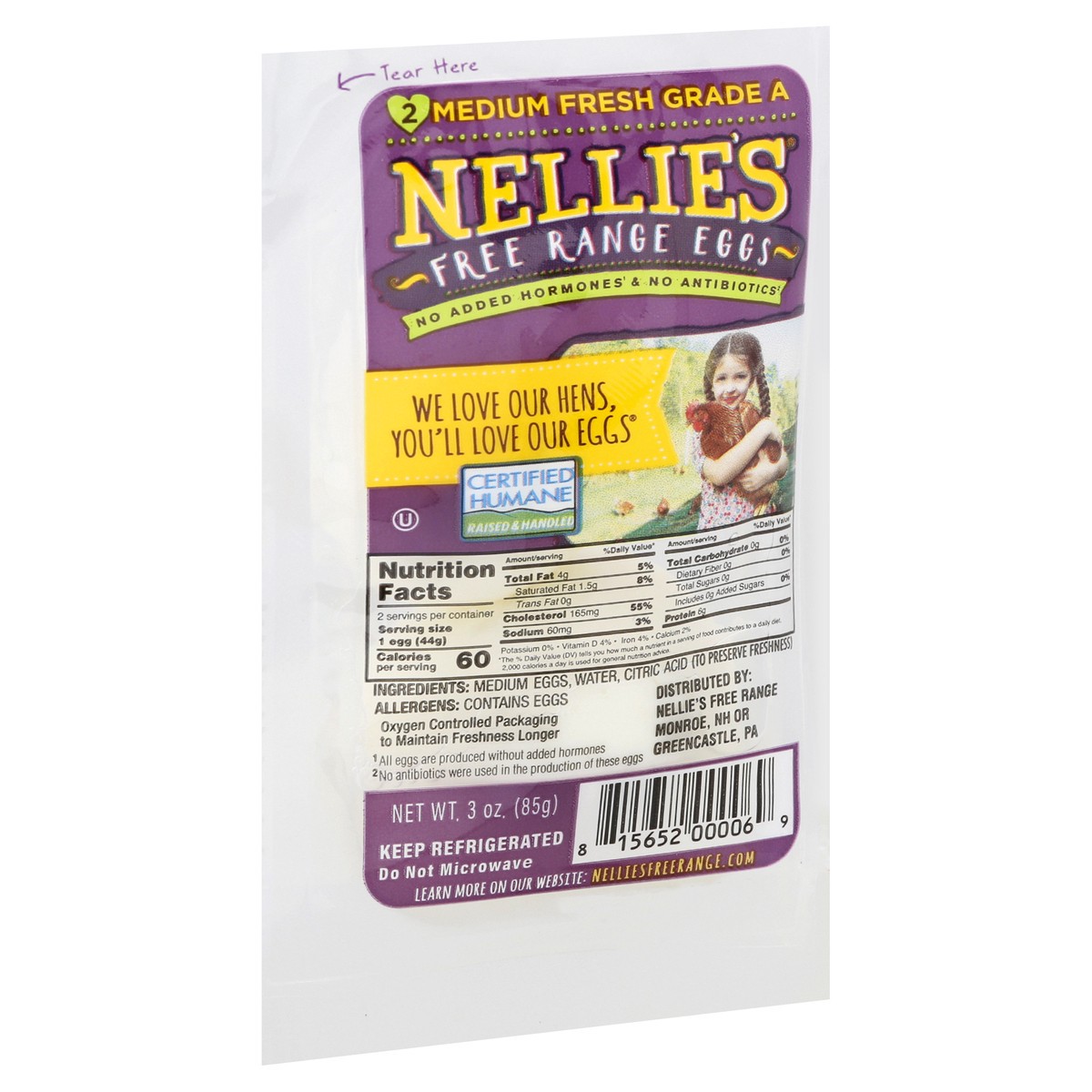 slide 8 of 13, Nellie's Hard Boiled Eggs, 2 ct