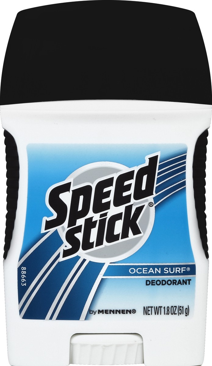 slide 6 of 6, Speed Stick Men Speed Stick, Ocean Surf Deodorant Stick, 1.8 Oz, 1.8 oz