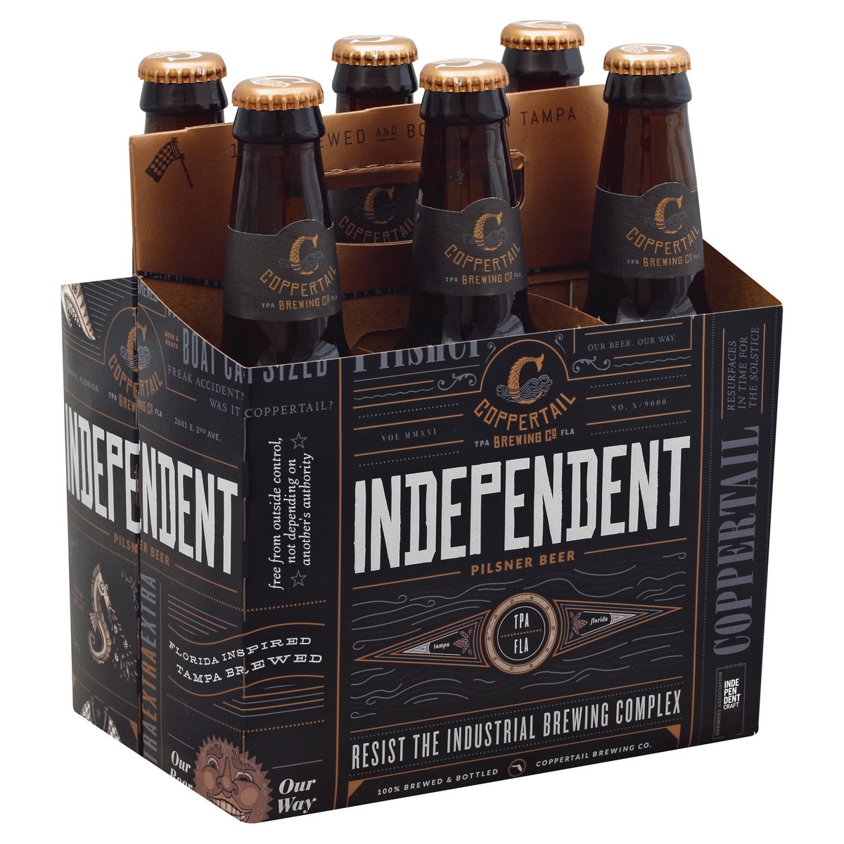 slide 3 of 5, Coppertail Brewing Co. Beer 6 ea, 6 ct