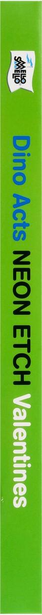 slide 5 of 11, Mello Smello Dinosaur Valentine Neon Etch, 16 ct