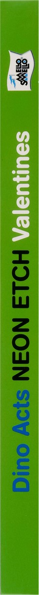slide 9 of 11, Mello Smello Dinosaur Valentine Neon Etch, 16 ct