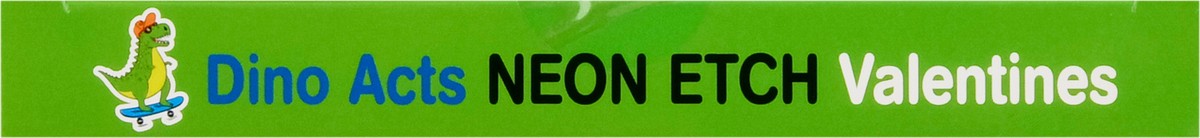 slide 10 of 11, Mello Smello Dinosaur Valentine Neon Etch, 16 ct
