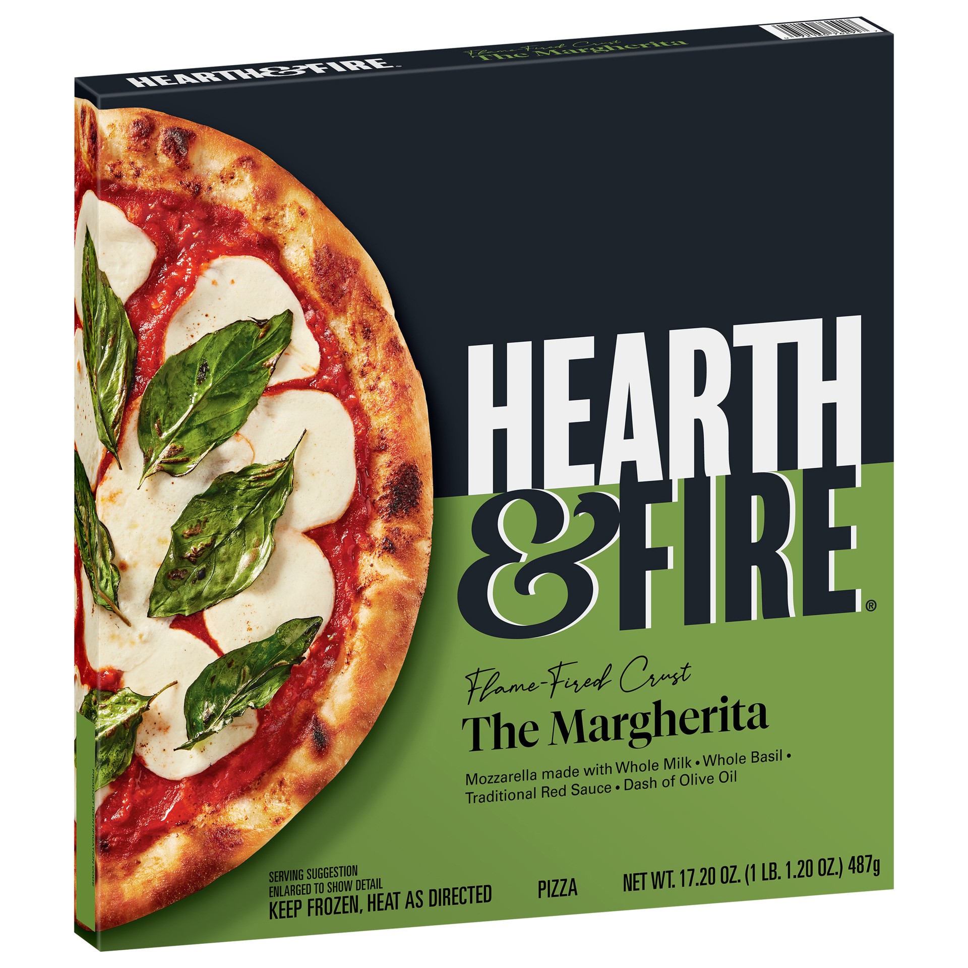 slide 4 of 5, Hearth & Fire The Margherita Flame Fired Crust Frozen Pizza, 17.2 oz