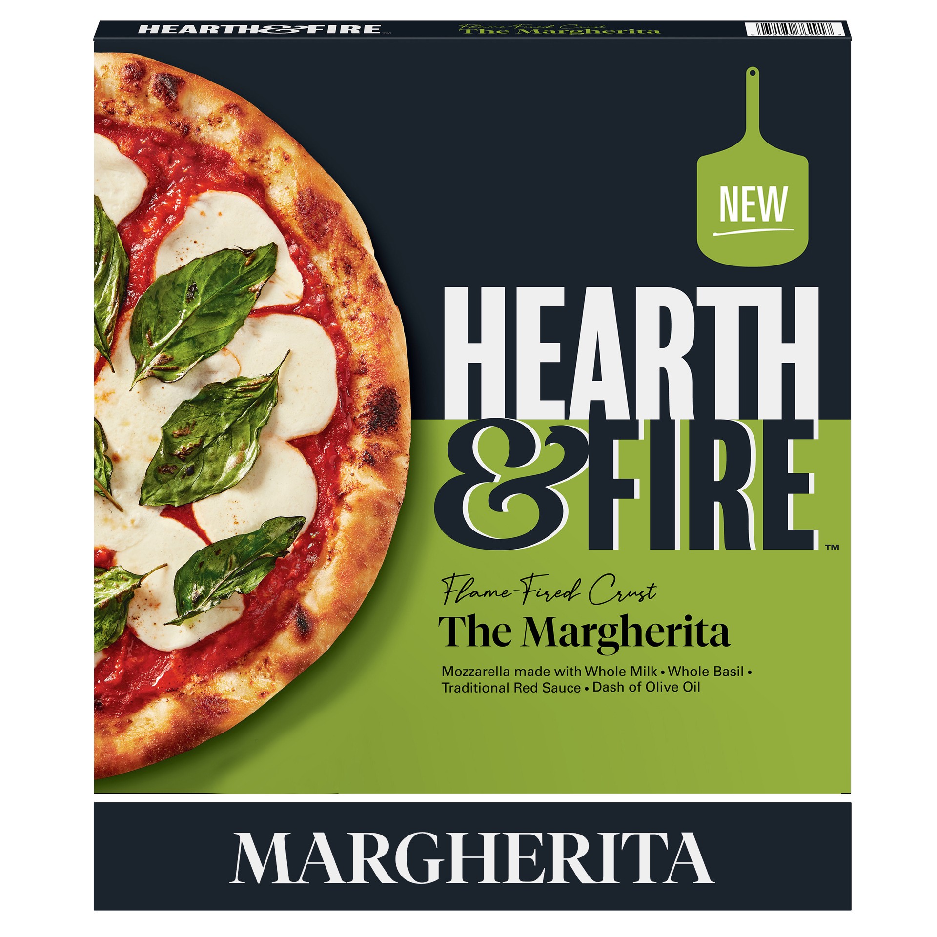 slide 3 of 5, Hearth & Fire The Margherita Flame Fired Crust Frozen Pizza, 17.2 oz