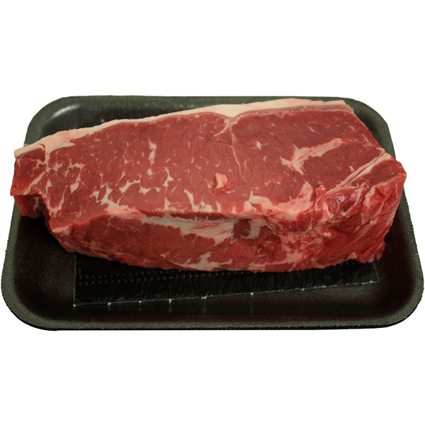 slide 1 of 1, Certified Angus Beef Sirloin Strip Steak Kansas City Style, per lb