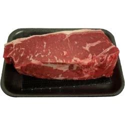 Certified Angus Beef Sirloin Strip Steak Kansas City Style
