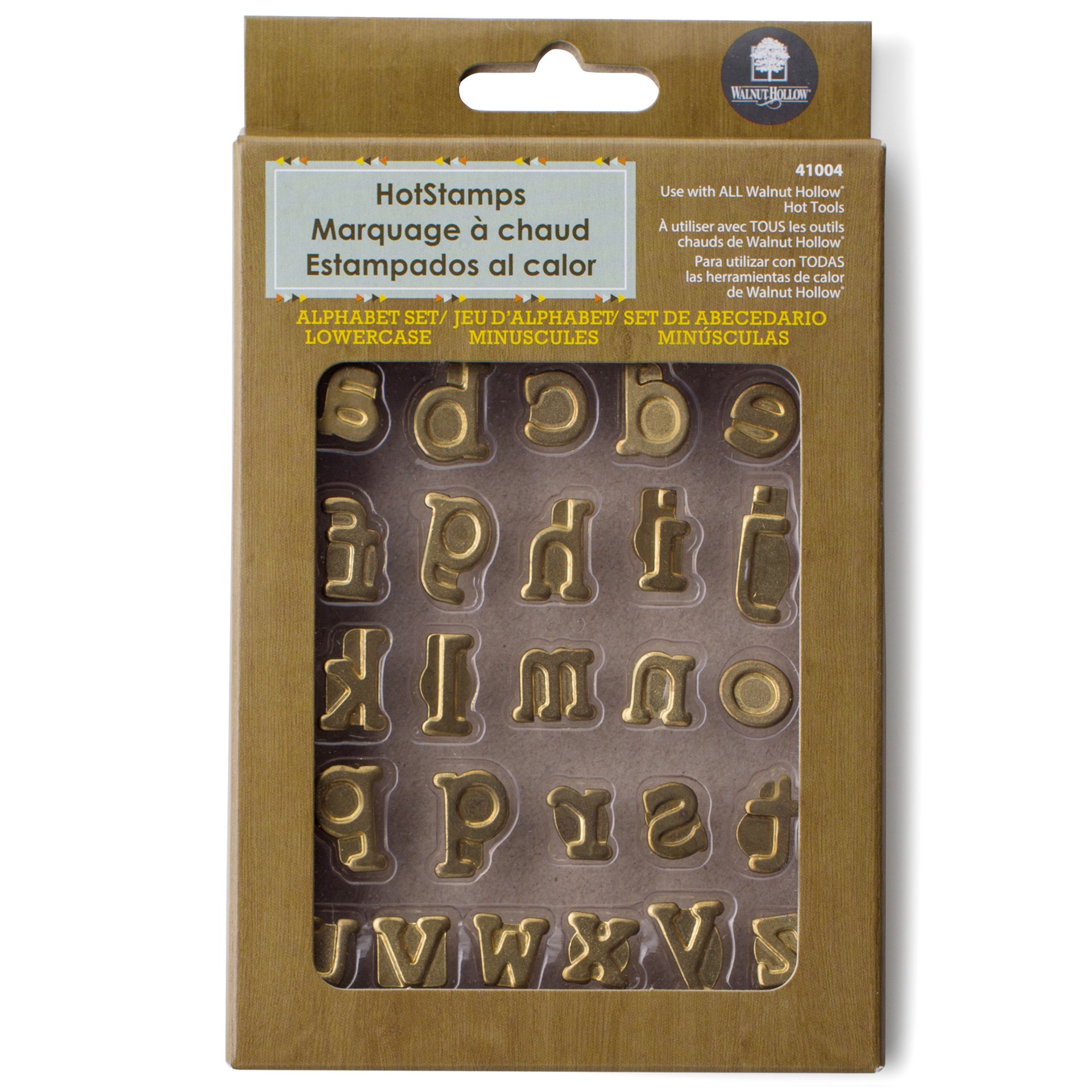 slide 3 of 5, Walnut Hollow Hot Stamps Lowercase Alphabet Set, 1 ct